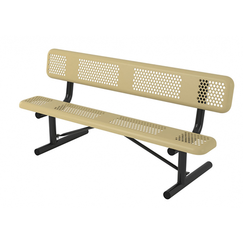 CAD Drawings Superior Recreational Products | Shelter and Site Amenities Perforated Benches